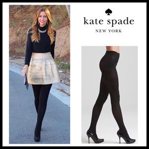 KATE SPADE BLACK TIGHTS
